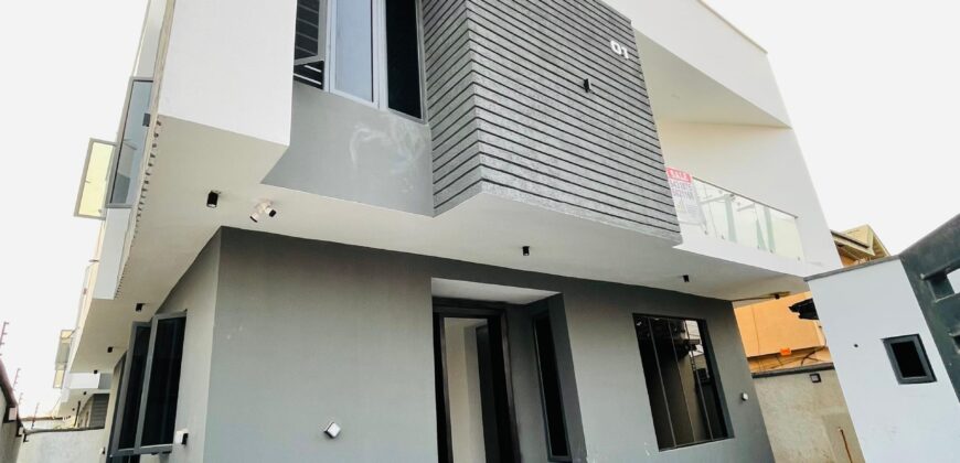 Exquisitely Newly Built 5 Bedroom Fully Detached Duplex